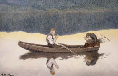 Über See und Fluss von Theodor Kittelsen