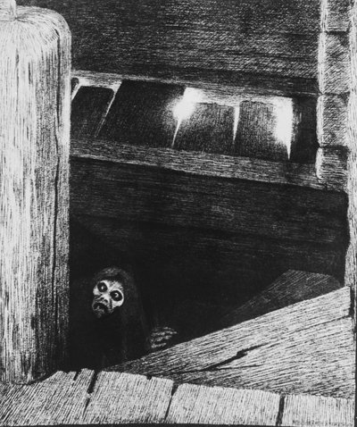 Der Schwarze Tod von Theodor Kittelsen