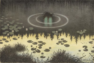 Der Wassergeist von Theodor Kittelsen