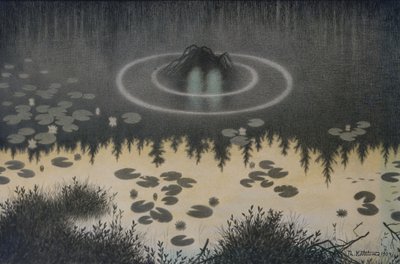 Wassernixe von Theodor Kittelsen