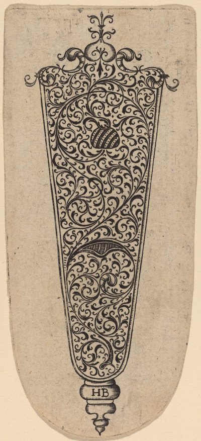 Ornament für Messergriff von Theodor de Bry
