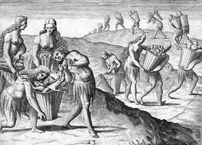 Stamm der Timucua-Indianer von Theodor de Bry