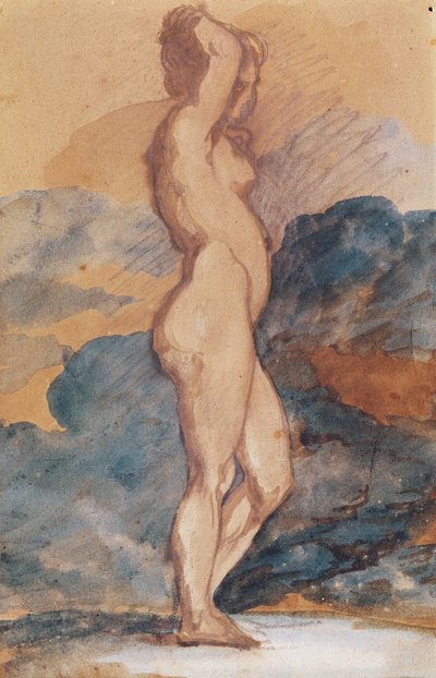 Studie einer nackten Frau von Theodore Gericault