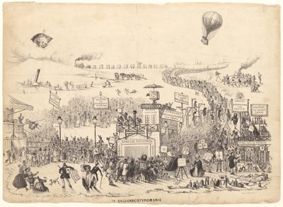 La Daguerreotypomanie (Daguerreotypomanie) von Theodore Maurisset