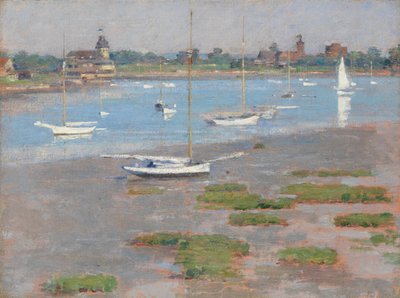 Ebbe, Riverside Yacht Club, 1894 von Theodore Robinson