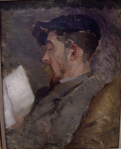 Selbstporträt, ca. 1884-87 von Theodore Robinson