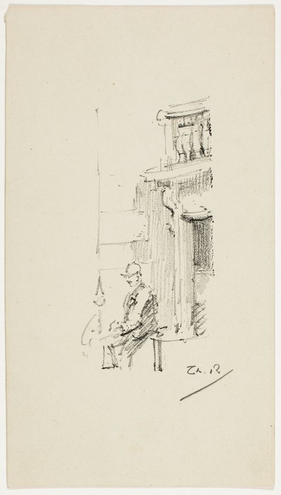 Figur und Türöffnung von Theodore Roussel