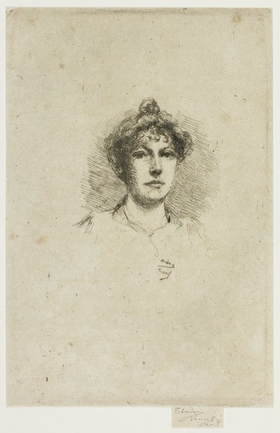 Porträt von Miss Edith Austin von Theodore Roussel