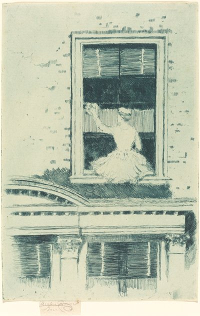 Der Fensterputzer von Theodore Roussel