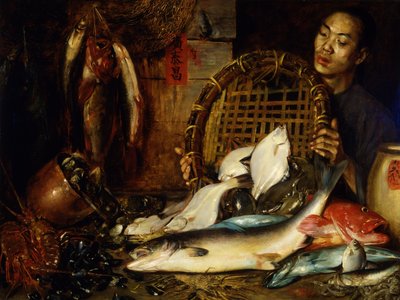 Der chinesische Fischhändler von Theodore Wores