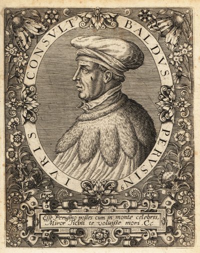 Baldus de Ubaldis von Theodore de Bry