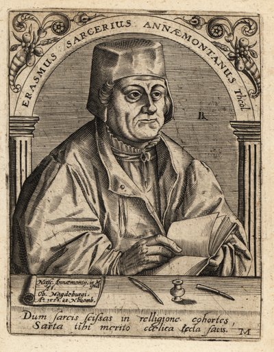 Erasmus Sarcerius von Theodore de Bry