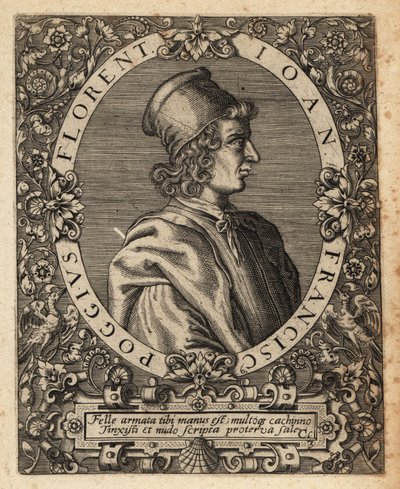 Gian Francesco Poggio Bracciolini von Theodore de Bry