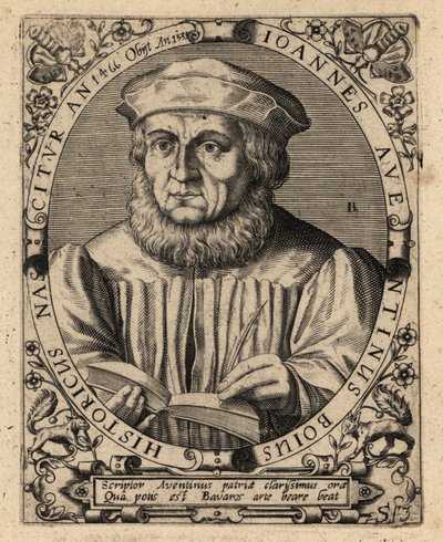 Johannes Aventinus, bayerischer Historiker von Theodore de Bry