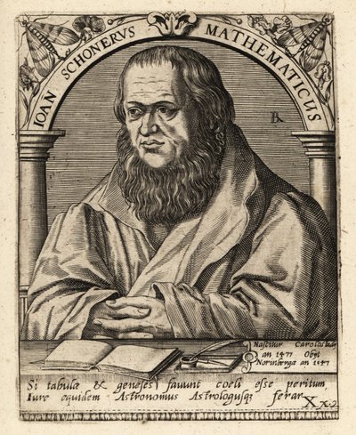 Johannes Schoner, deutscher Universalgelehrter von Theodore de Bry