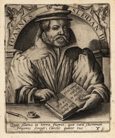 Johannes Sleidan, luxemburgischer Historiker von Theodore de Bry