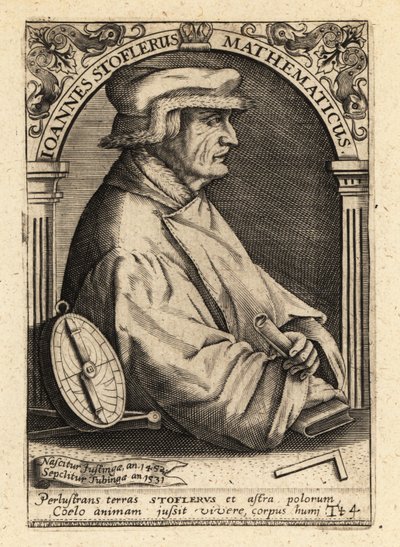 Johannes Stoffler, deutscher Mathematiker von Theodore de Bry