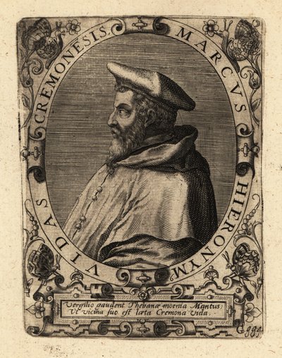 Marco Girolamo Vida, italienischer Humanist von Theodore de Bry
