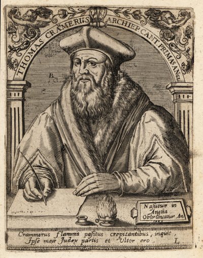 Thomas Cranmer von Theodore de Bry