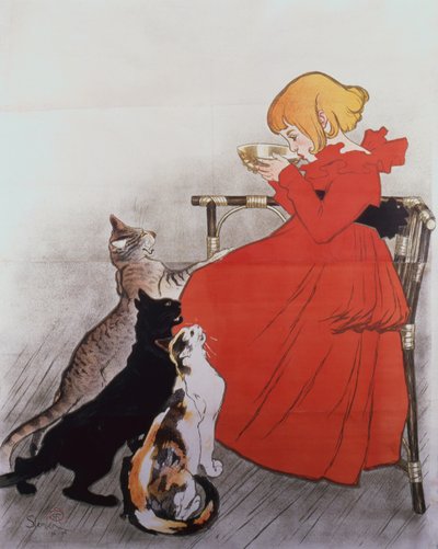 Reine sterilisierte Milch von La Vingeanne von Théophile Alexandre Steinlen