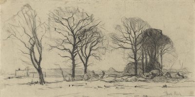 Landschaft mit Bäumen von Theophile de Bock