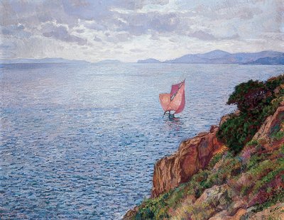 Das rote Segel von Théo van Rysselberghe