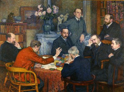 Der Vortrag von Emile Verhaeren, 1903 von Théo van Rysselberghe