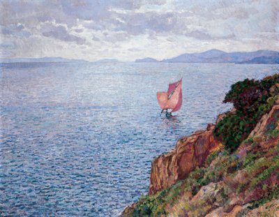Das rote Segel von Théo van Rysselberghe
