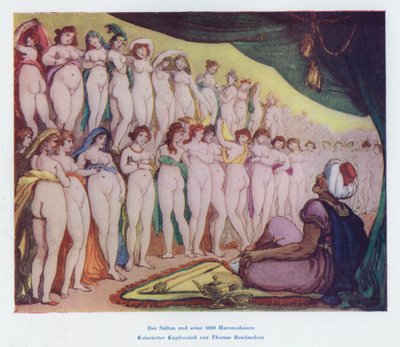 Das Harem von Thomas (after) Rowlandson