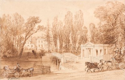 Thorncroft, nahe Leatherhead von Thomas Allom