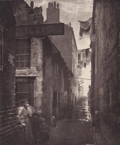 Alte Gasse, abseits der High Street von Thomas Annan
