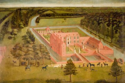 Ansicht von Perry Hall bei Birmingham, 1730 von Thomas Bardwell
