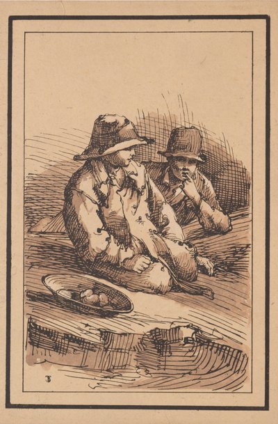 Ländliche Figuren: Zwei Jungen von Thomas Barker