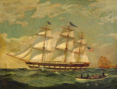 Schiff Houqua von Thomas Birch