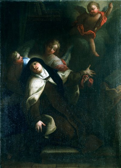 St. Theresa von Avila, ca. 1634-1689 von Thomas Blanchet