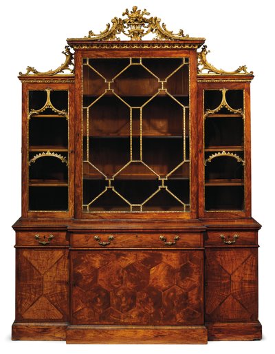 George II Bücherregal von Thomas Chippendale