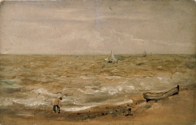 Strandszene, frühes 19. Jahrhundert von Thomas Churchyard