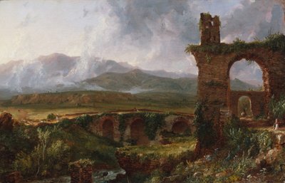 Eine Ansicht in der Nähe von Tivoli (Morgen) von Thomas Cole