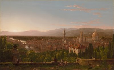 Blick auf Florenz von Thomas Cole