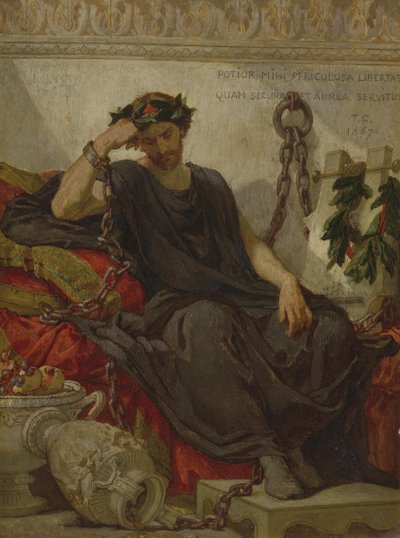 Damokles, 1867 von Thomas Couture