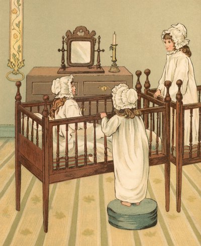 Heimleben: Kinder im Kinderzimmer von Thomas Crane