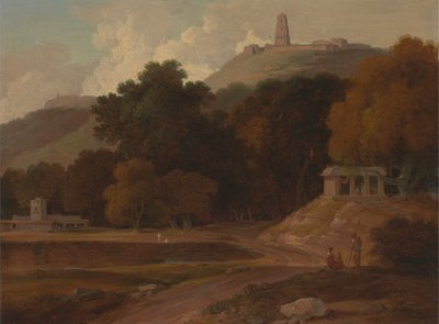 Hügelige Landschaft in Indien von Thomas Daniell
