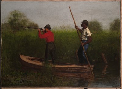 Schießen auf der Delaware von Thomas Eakins