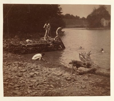 Studie für Schwimmen, 1883 von Thomas Eakins