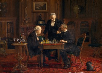 Die Schachspieler, 1876 von Thomas Eakins