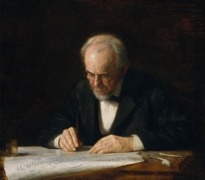 Der Schreibmeister, 1882 von Thomas Eakins