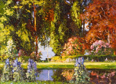 Der Garten am Meer von Thomas Edwin Mostyn