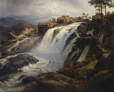 Haugfoss von Thomas Fearnley