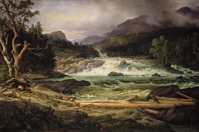 Labrofossen bei Kongsberg von Thomas Fearnley