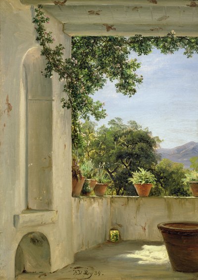 Terrasse in Sorrent von Thomas Fearnley